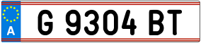 Truck License Plate